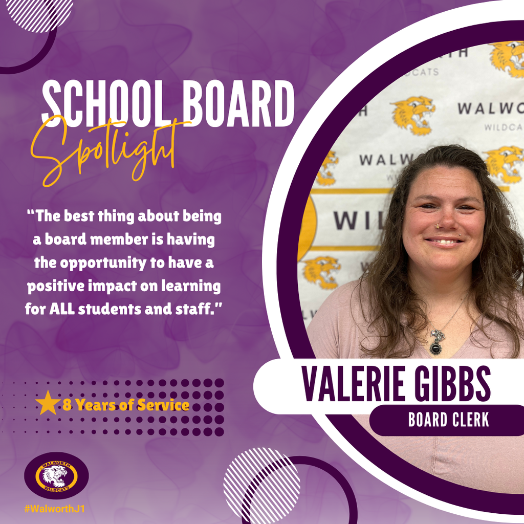 School Board Spotlight ~ Valerie Gibbs
