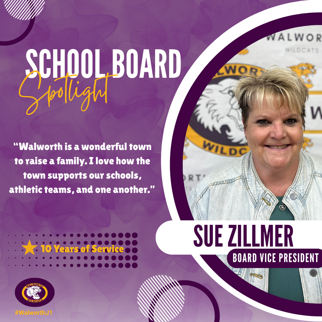School Board Spotlight ~ Sue Zillmer