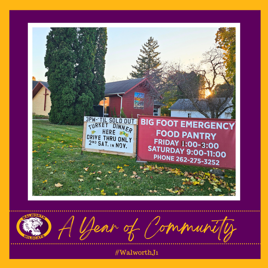 A Year of Community ~ Immanuel Church Food Pantry