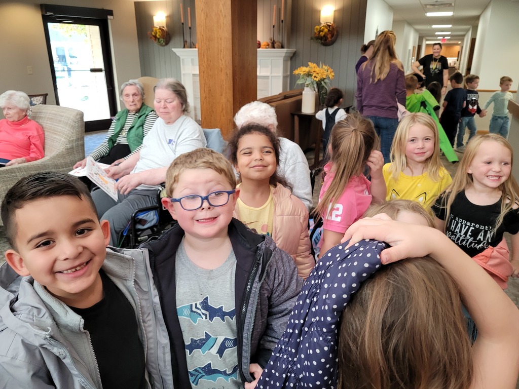 Walworth kindergarteners at Golden Year