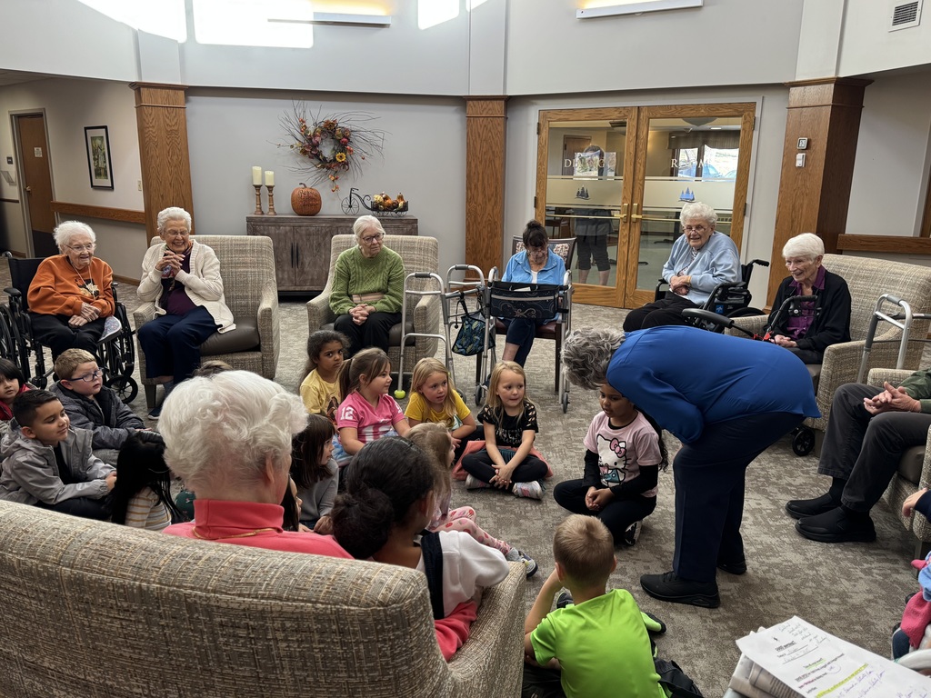 Walworth kindergarteners at Golden Year