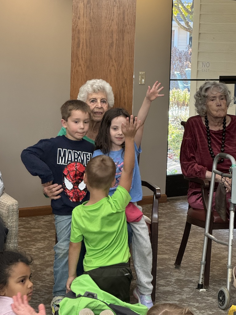 Walworth kindergarteners at Golden Year