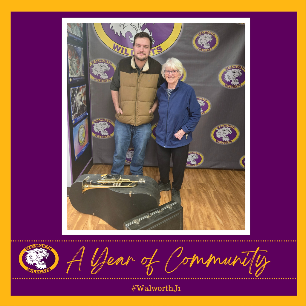 A Year Of Community ~ Mrs. Christenson Instrument Donation