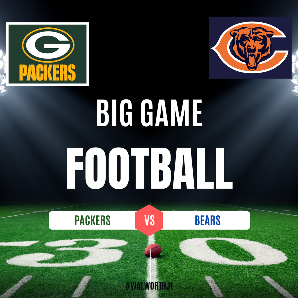 Big Game Football Packers vs Bears