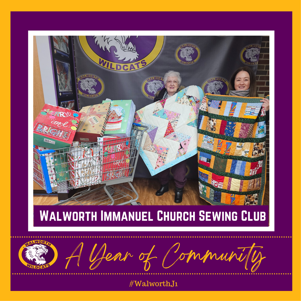 A Year of Community ~ Walworth Immanuel Church Sewing Club