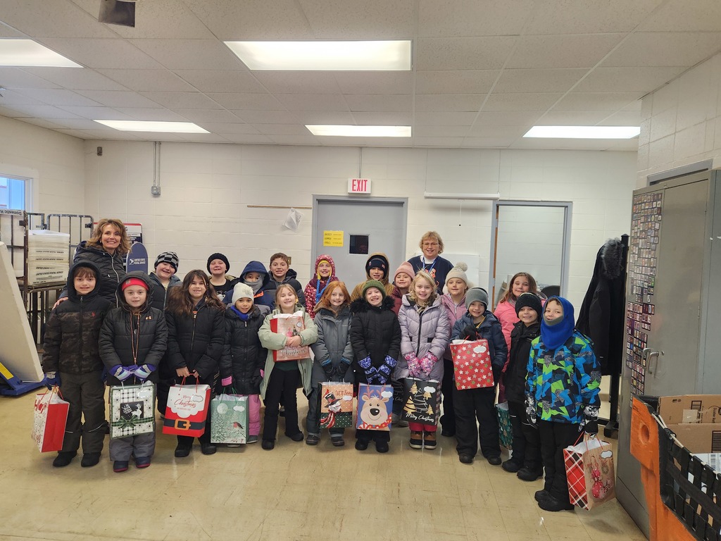 3rd graders at the post office