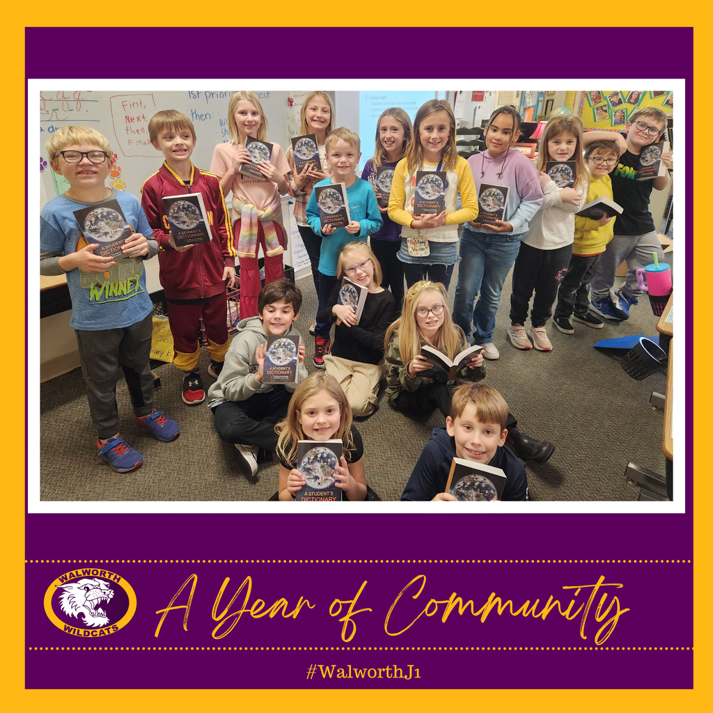 A Year of Community ~ Stateline Grange Dictionaries ~ "Words For Thirds"