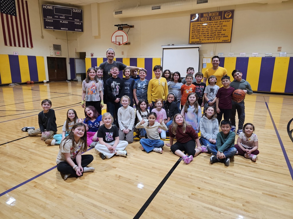 3rd Grade Kids Night Participants in the gym.