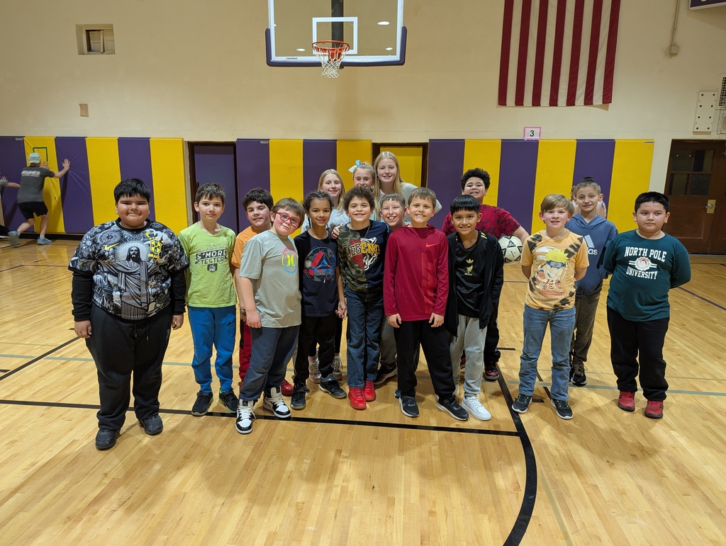 4th Grade Kids Night Participants in the gym.