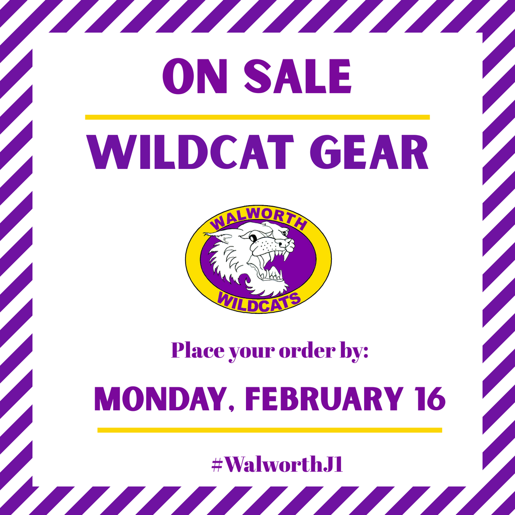 On Sale Wildcat Gear - Order by Monday, February 16!