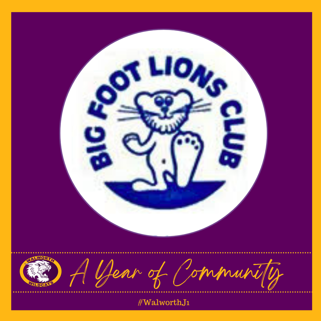A Year of Community ~ Big Foot Lions Club Donations 