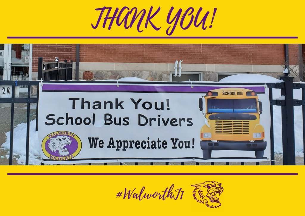 Thank You School Bus Drivers! We Appreciate You!