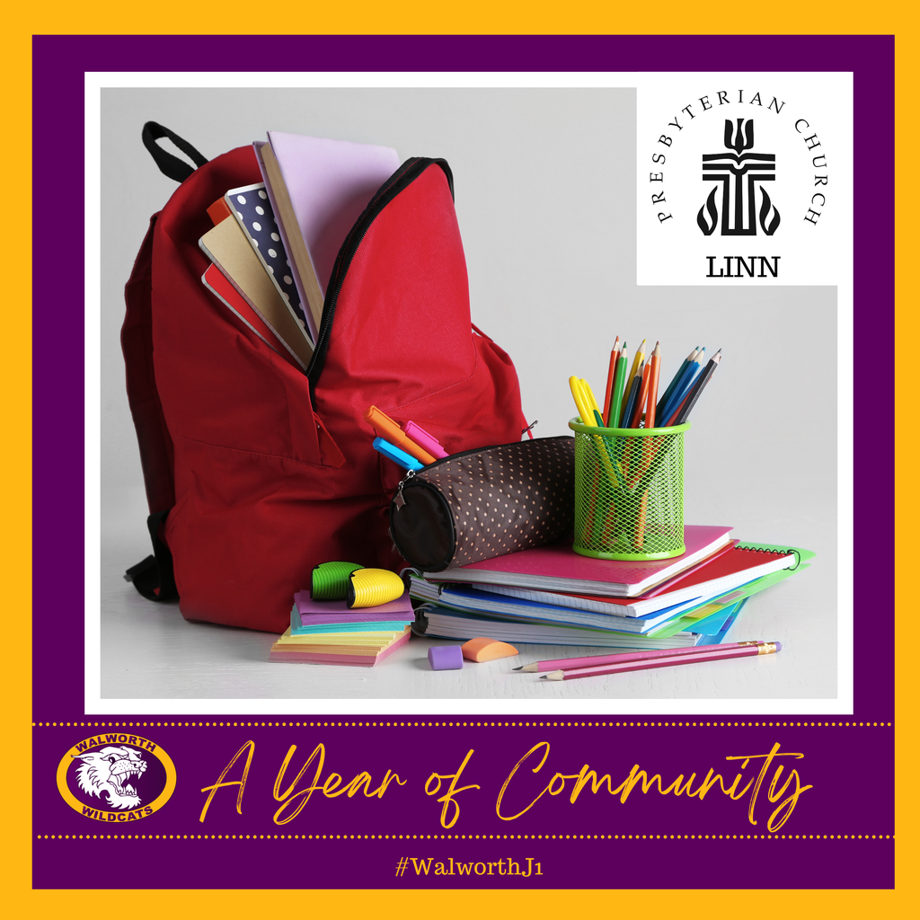 A Year of Community ~ Linn Presbyterian Church - School Supplies