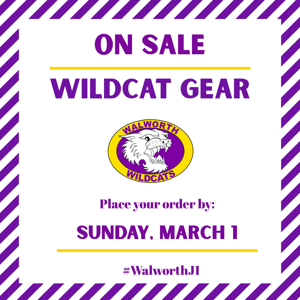 Wildcat Gear ~ Sunday March 1