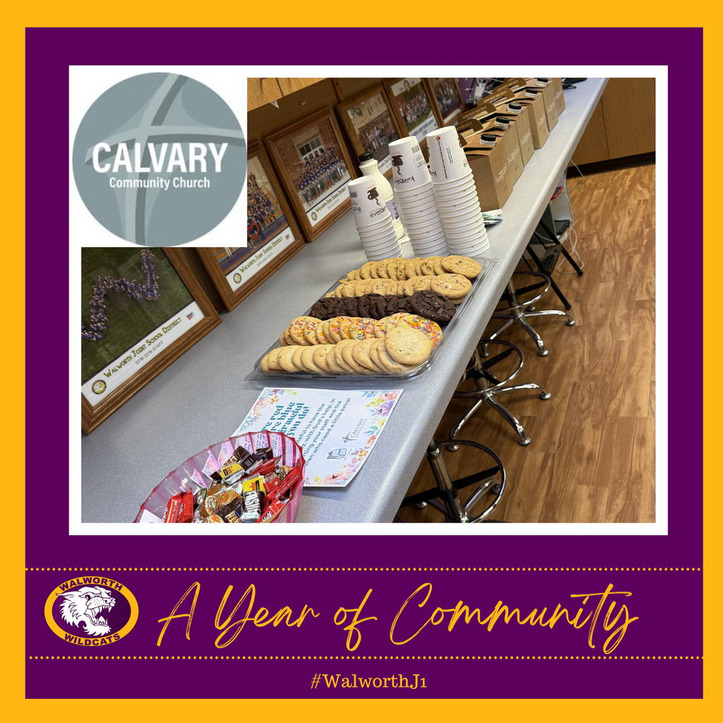 A Year of Community ~ Calvary Community Church - Cookies and Coffee 
