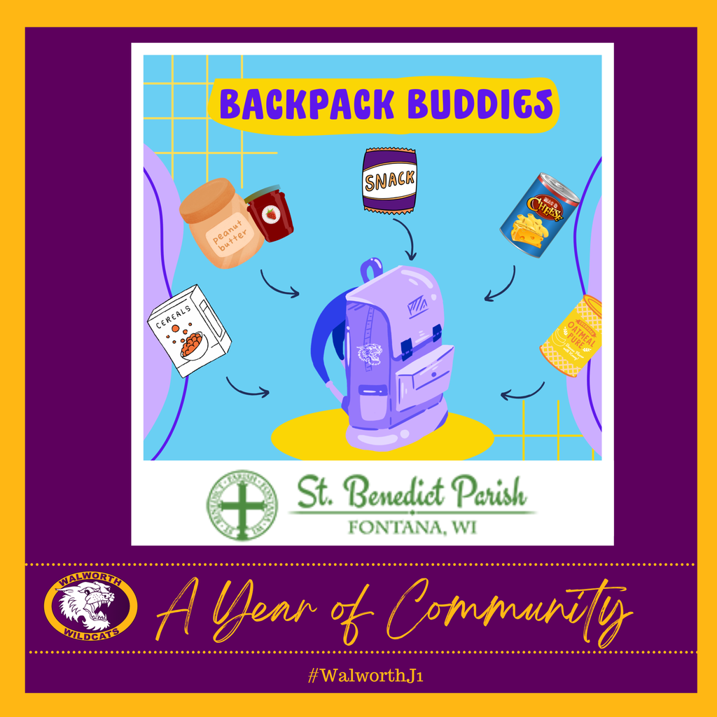 A Year of Community ~ St. Benedict Parish - Backpack Buddies