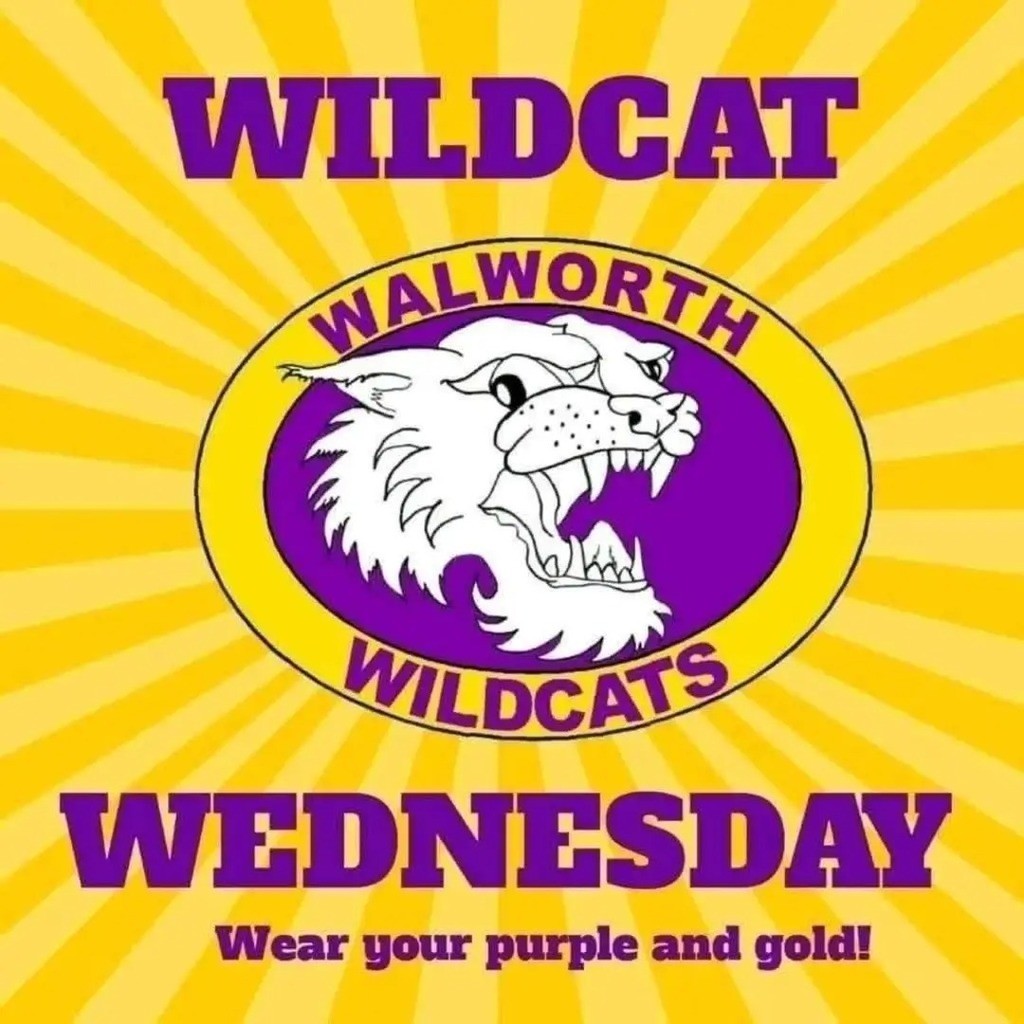 Wildcat Wednesday wear purple and gold