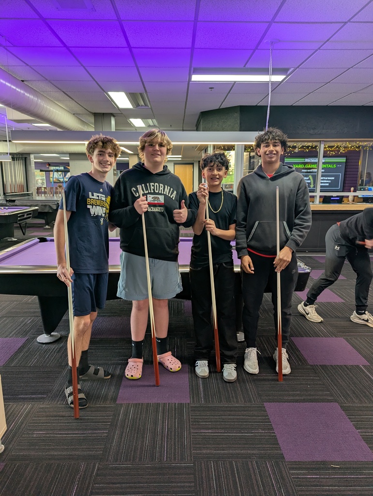 8th graders will pool cues