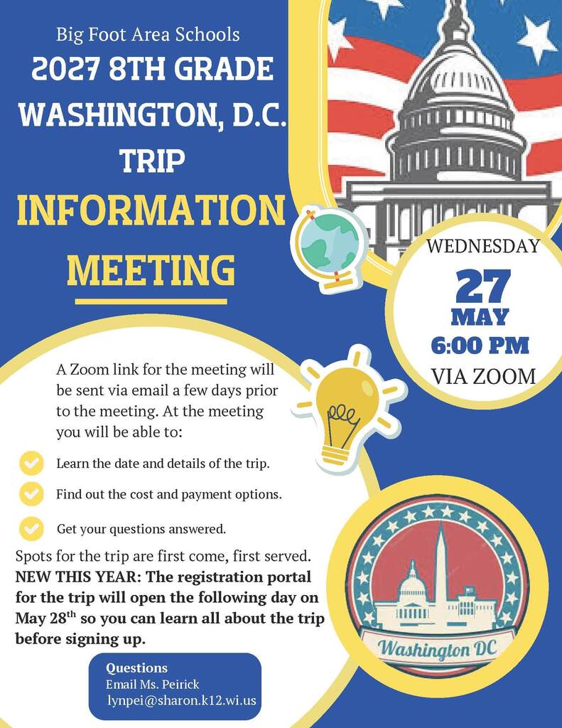 2027 Washington DC Trip