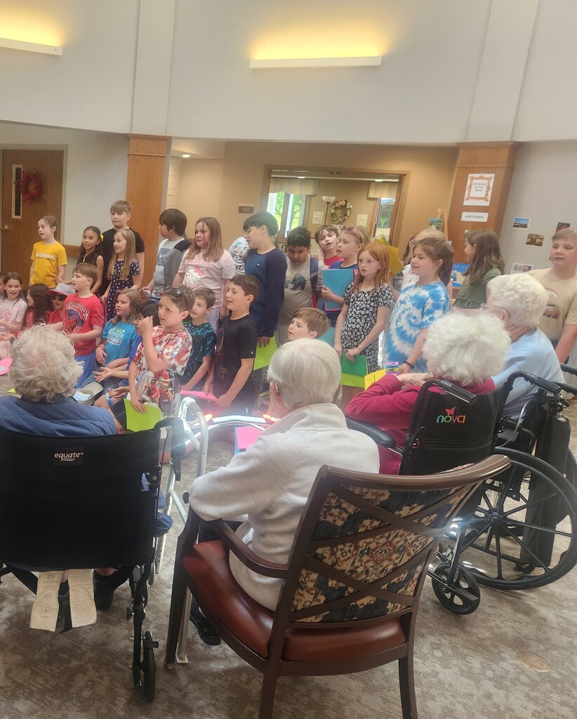 Students at Golden Years