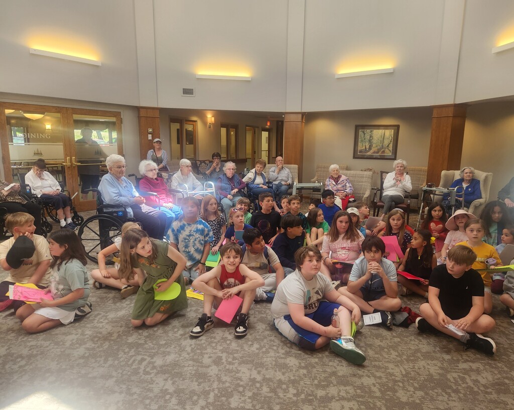 Students at Golden Years