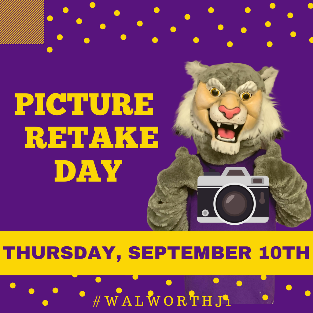 Picture Retake Day ~ Thursday, September 10th