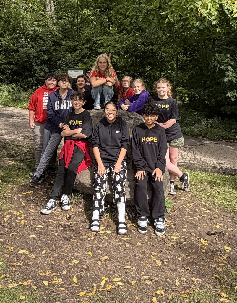 Waworth Hope Squad on a Rock