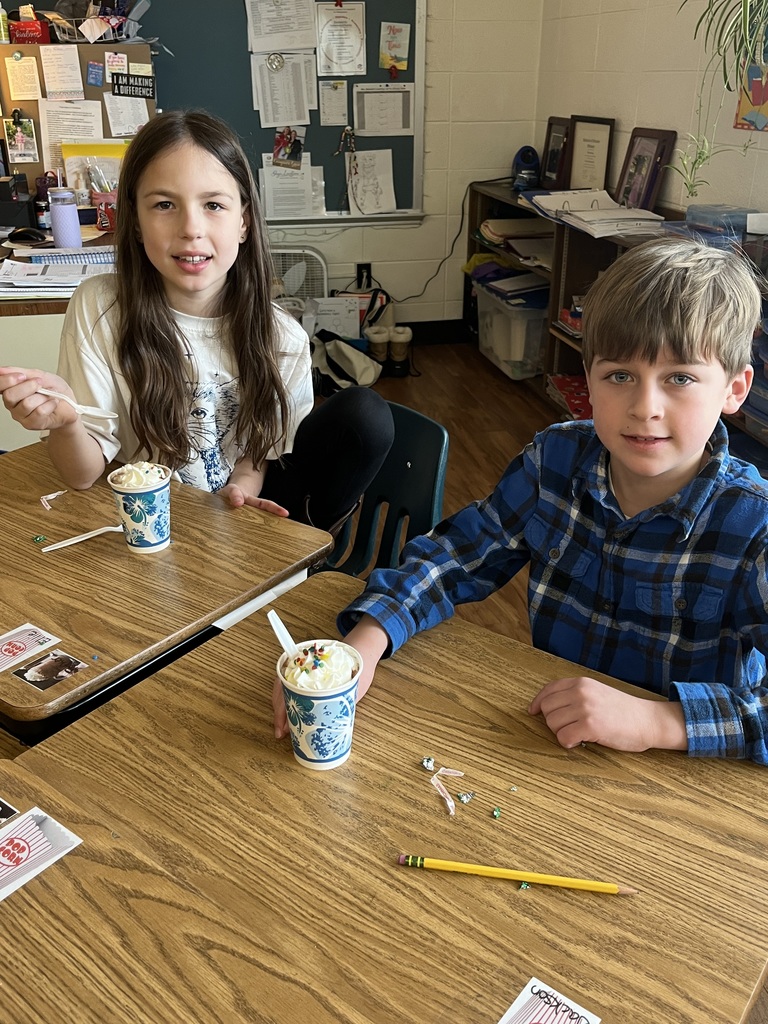 Mrs Neimuth’s class enjoyed a sweet hot chocolate treat this week for meeting their positive behavior goal!