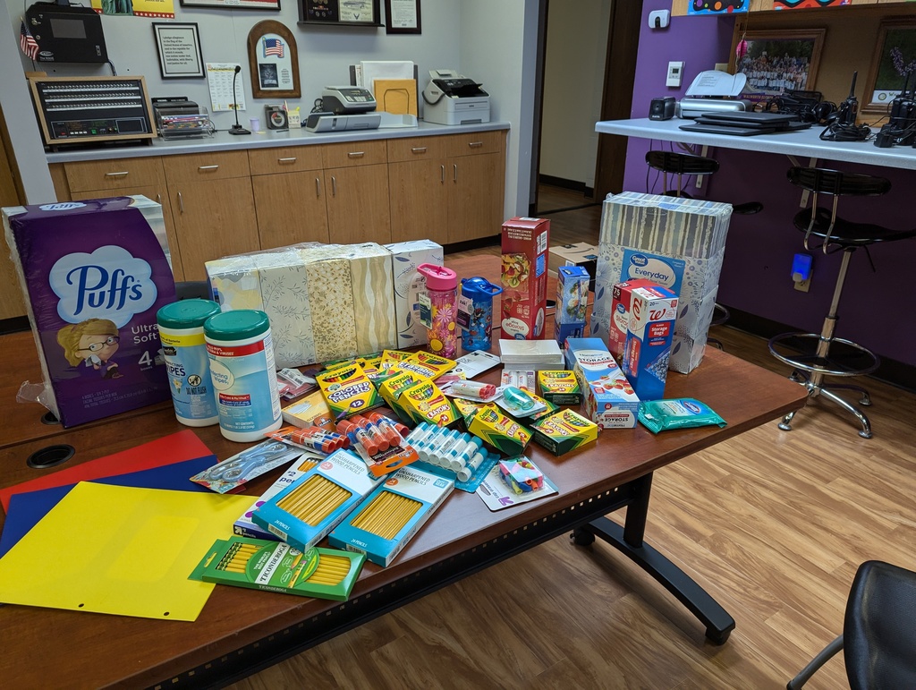 Thank you to the Linn Presbyterian Church for their donation of school supplies to help the students of Walworth have a good start to the school year.