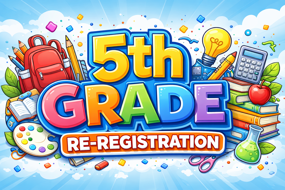 5th Grade Re-registration