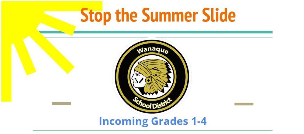 an image flyer Stop the summer slide
