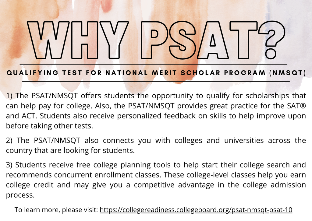WHY PSAT