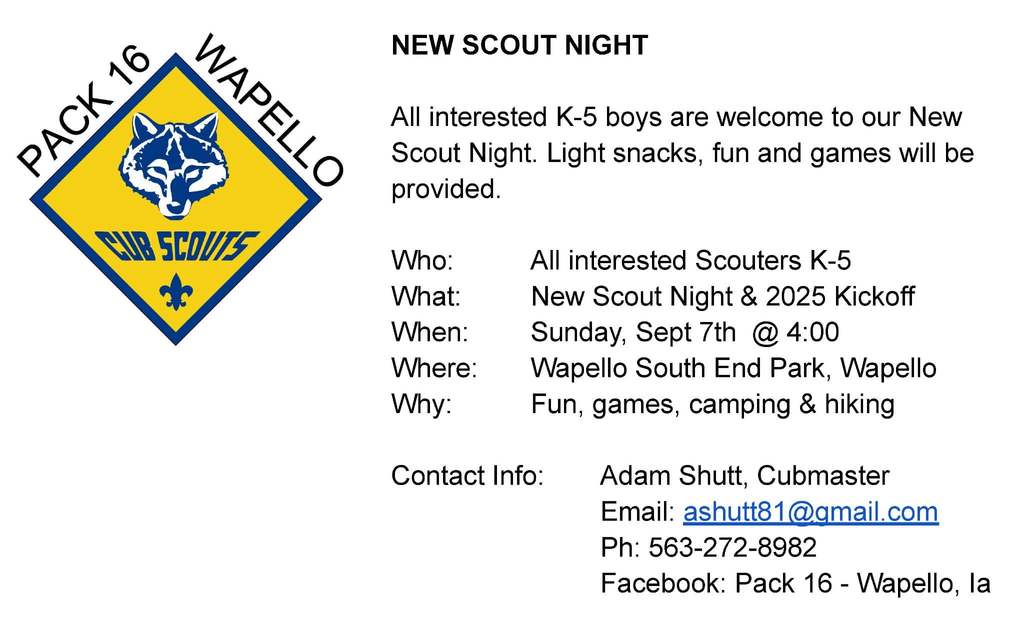New Scout Night
