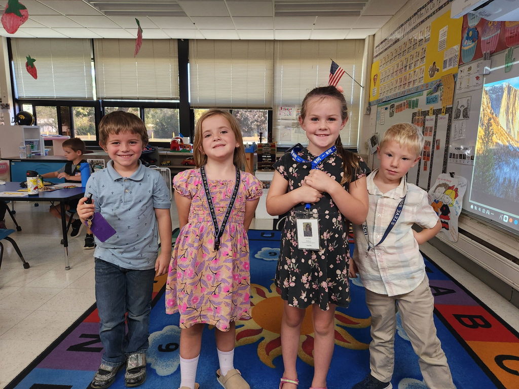 Mrs. Wykert's class enjoying dress up day! 