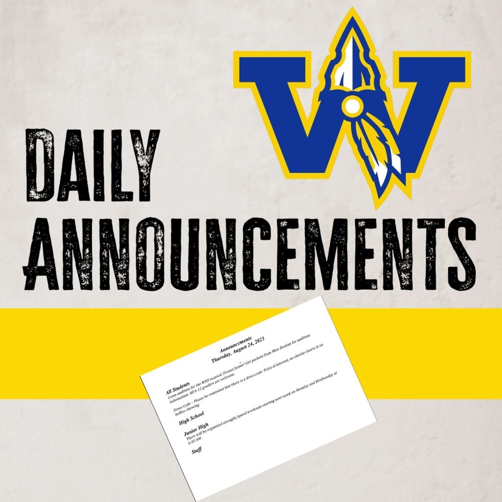 Daily Announcements