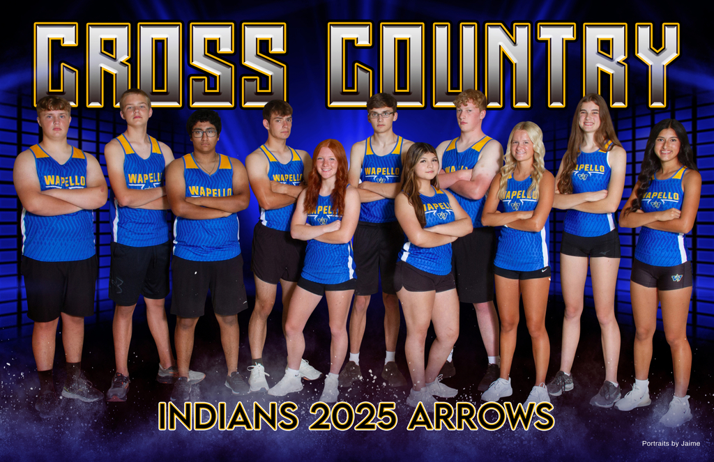 Picture of the high school cross country team, including 6 boys and 5 girls