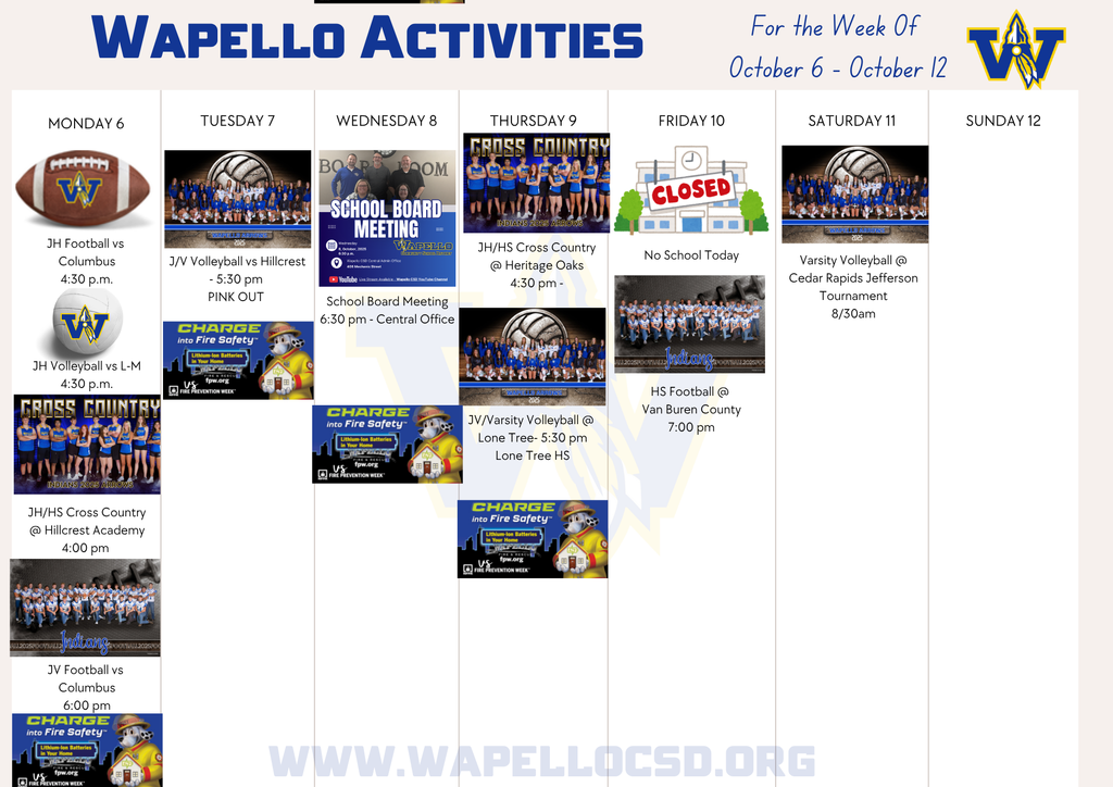 Weekly Events