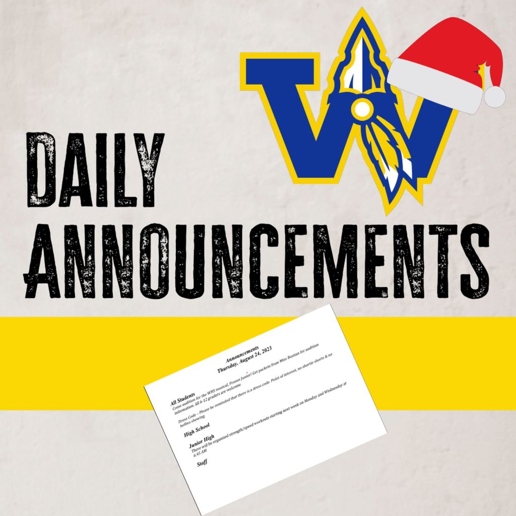 Daily Announcements
