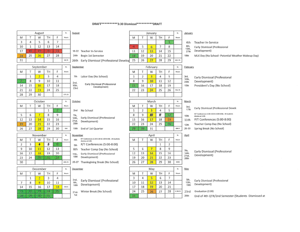 26-27 Draft Calendar