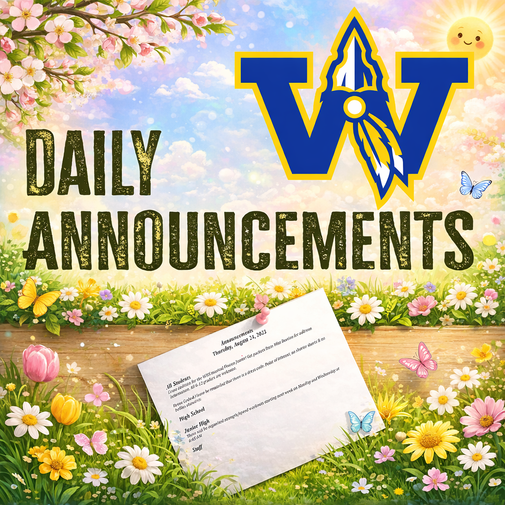 Daily Announcements