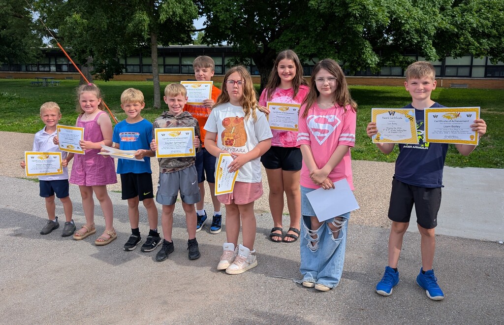Classroom Spelling Bee Winners