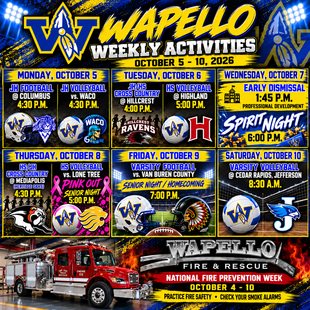 Weekly Activities October 5-10