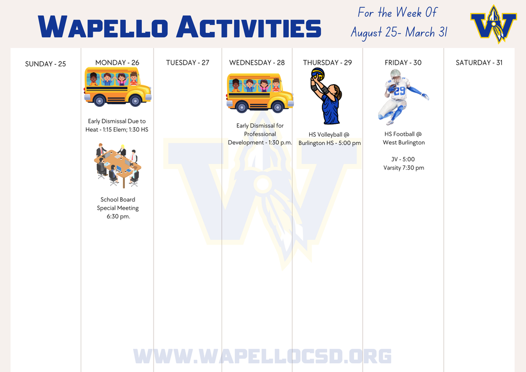 Weekly Events