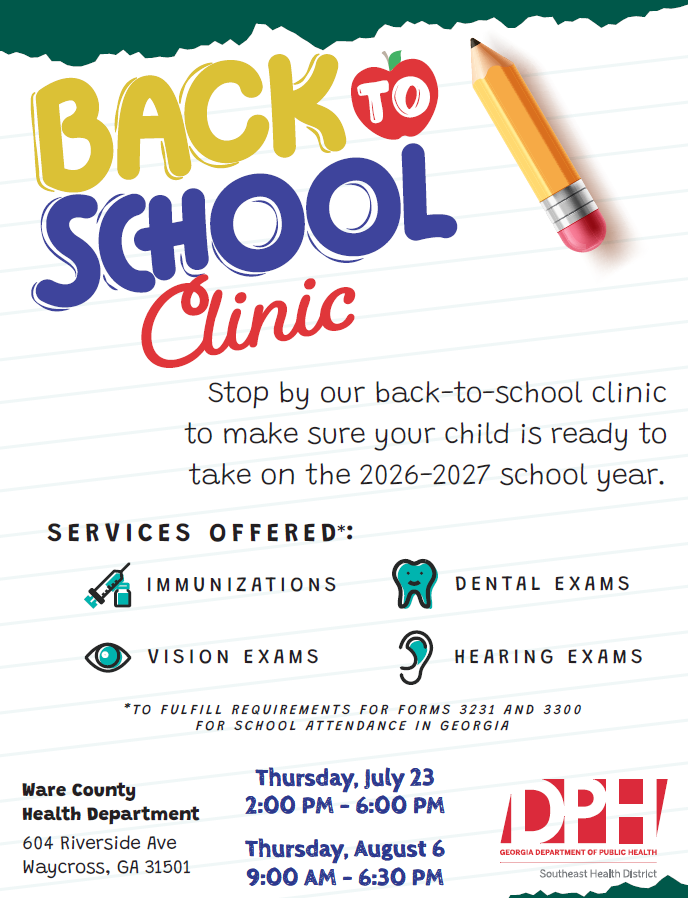 Back to School Clinic - English