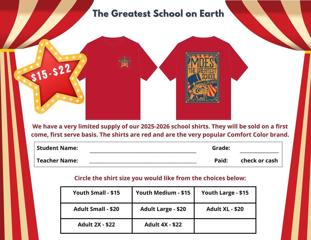 School Shirt Sales
