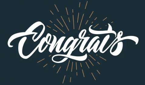 Congrats