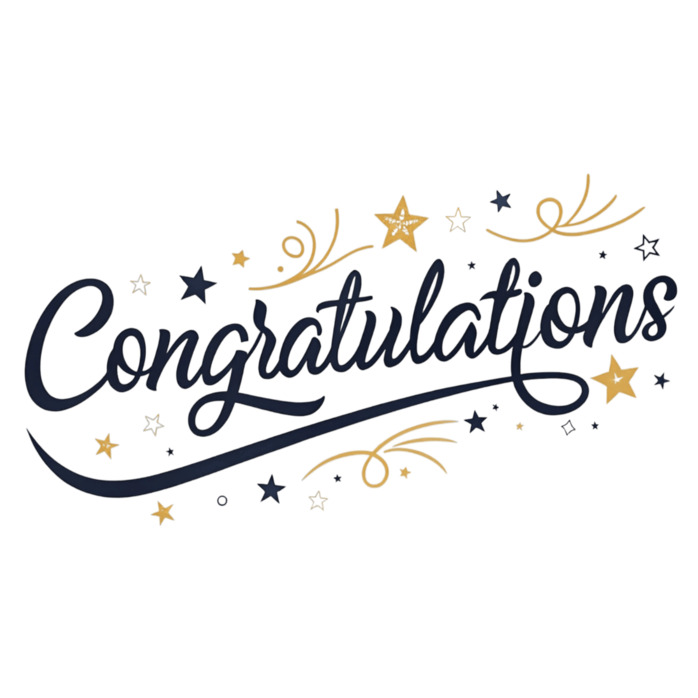 Congrats