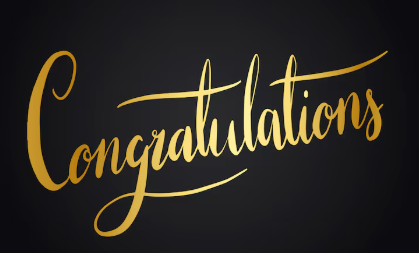 Congrats