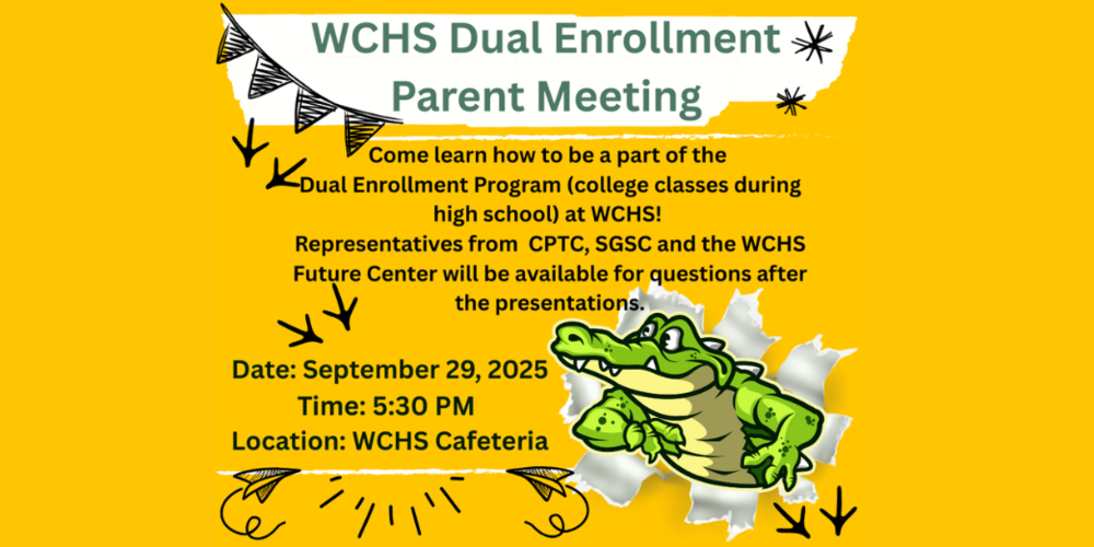 WCHS Dual Enrollment Parent Night
