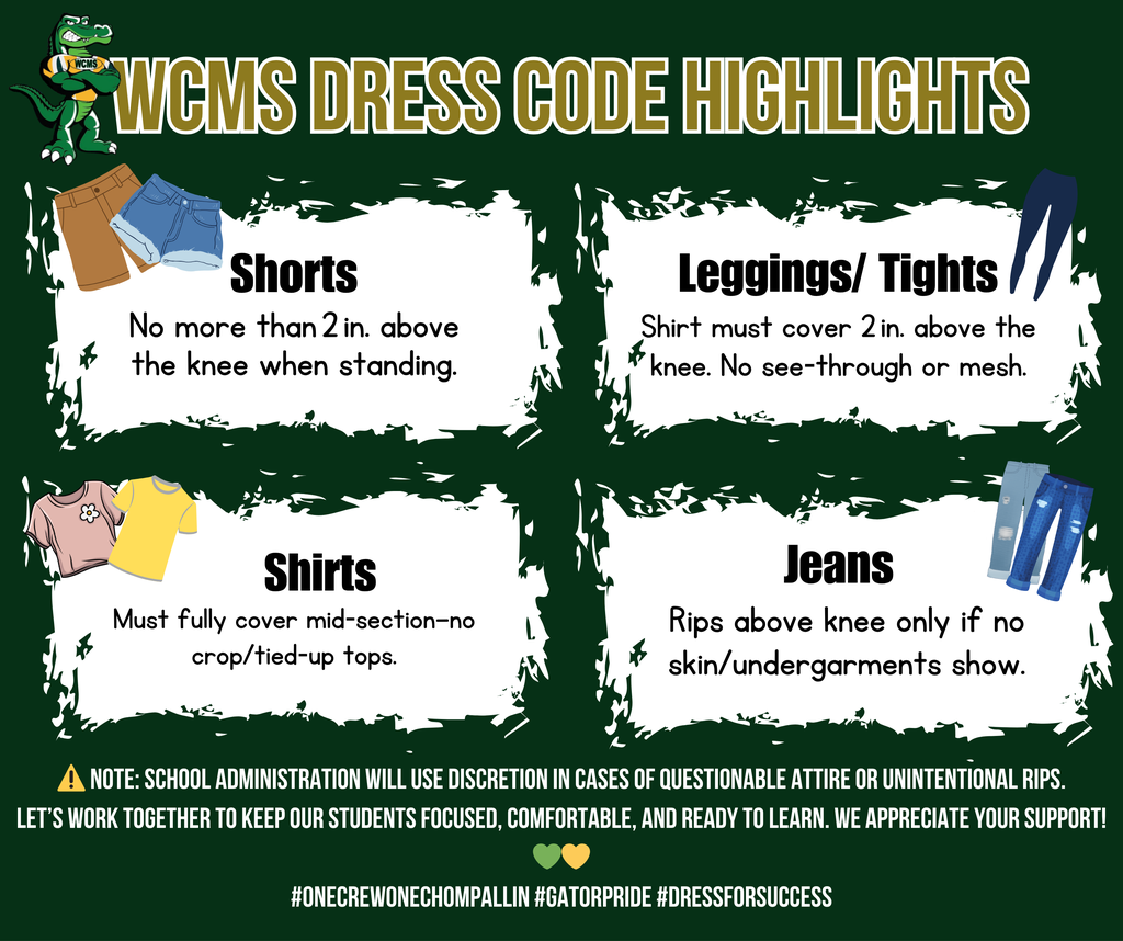WCMS Dress Code